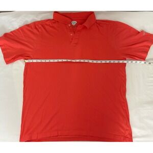 Callaway Mens Orange Short Sleeve Golf Polo Shirt